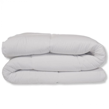 Macio Luxuoso Plush Down Alternativo Branco Consolador Quilt Full Size